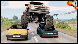 картинка: МАШИНА Для ПРОБОК! МОНСТР ТРАК! - BeamNg Drive