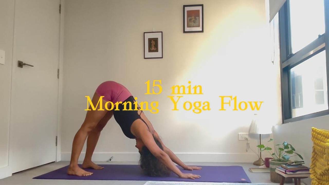 15 min Morning Yoga Flow I Gentle beginner friendly yoga - YouTube