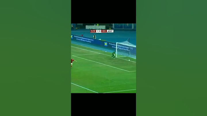 Gol Marc Klok menyamakan kedudukan INDONESIA 1 VS 1 KUWAIT