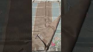 Magggala pi nesina venkatagiri pattu saree with maggam work blouse #plsesubscribe #viralvideo
