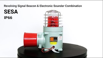 Qlight - Explosion Proof Signal Beacon and Max.118dB Electronic Sounder Combinations, SESA