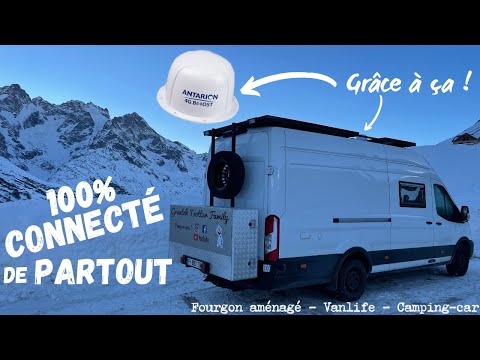 Connexion internet de PARTOUT en fourgon aménagé - Antenne ANTARION 4G BOOST - Camping car - Vanlife