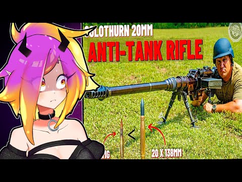IS THAT AN ANTI TANK RIFLE!? - The Solothurn 20mm Anti-Tank Rifle Kentucky Ballistics reaction