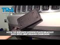 How to Replace License Plate Bracket 2011-2021 Jeep Grand Cherokee