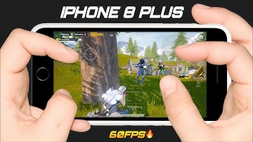 IPHONE 8 PLUS HANDCAM IN 2025 🔥/Smooth+Extreme PUBG Gaming Test😍/ NEW IOS 18.5 Livik Gameplay!