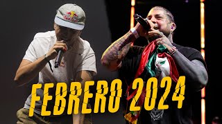 ¡Los 15 MEJORES MINUTOS del MES de FEBRERO 2024! | Batallas De Gallos (Freestyle Rap)
