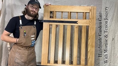 Making a Bespoke Garden Gate with Mortice and Tenon Joinery