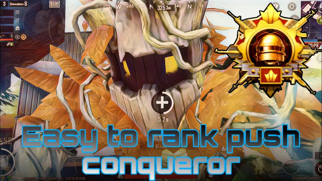 Easy to go conqueror 2.4 update // how to go conqueror bgmi // bgmi easy chicken dinner trick 🐓