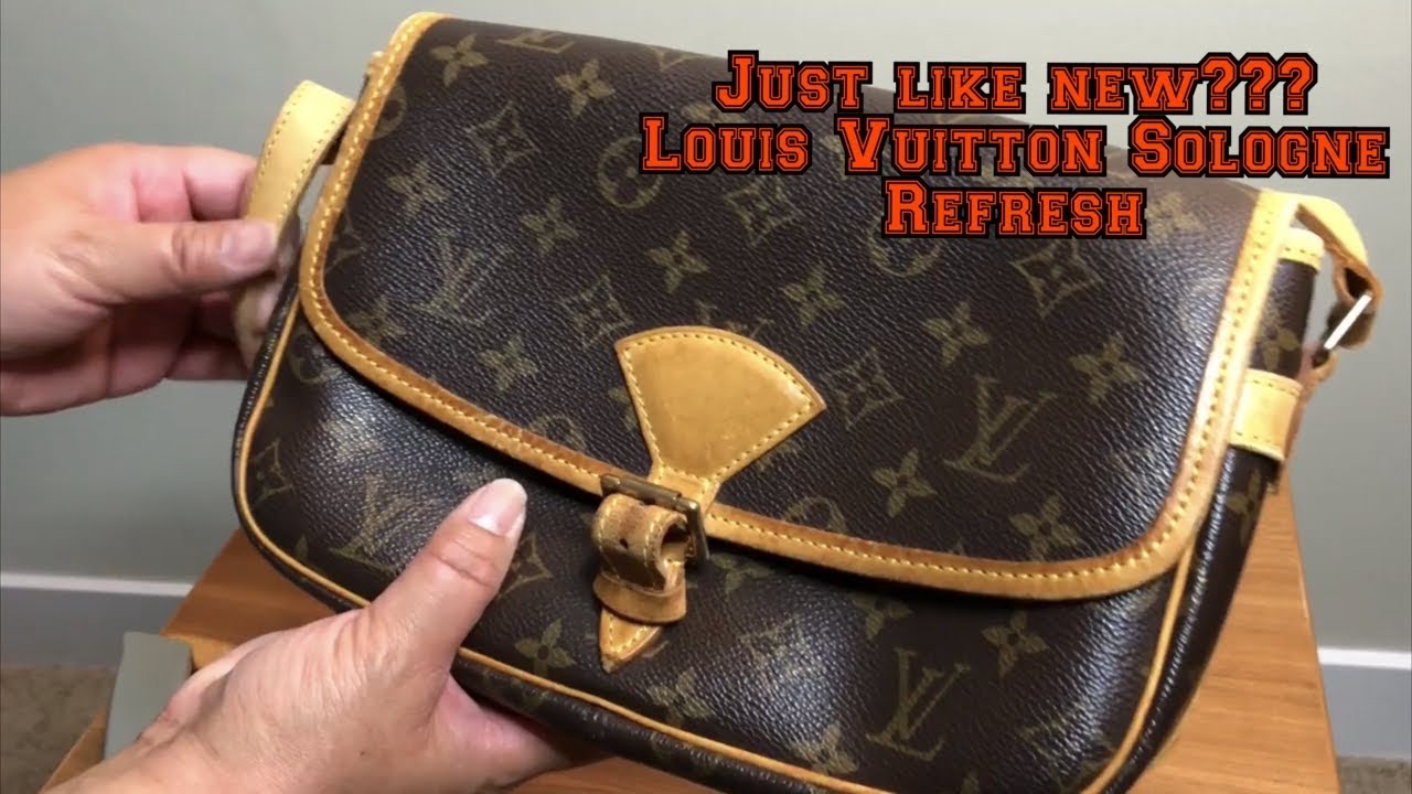 LOUIS VUITTON Monogram Sologne Shoulder Bag M42250 LV Auth am3102