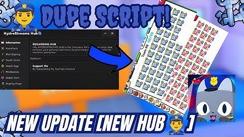 [NEW UPDATE 👮‍♂️]: PET SIMULATOR 99 UPDATE 13|| DUPE SCRIPT NEW HUB (HYDROSTREAMZHUB) 👮‍♂️🔥
