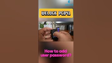 WELOCK PCB41:How to add user password? #welock #smartlock #diy