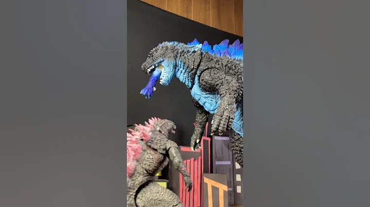 Godzilla seeing ￼something that’s not supposed to exist ￼ #comedy #familyguy #godzillaactionfigures