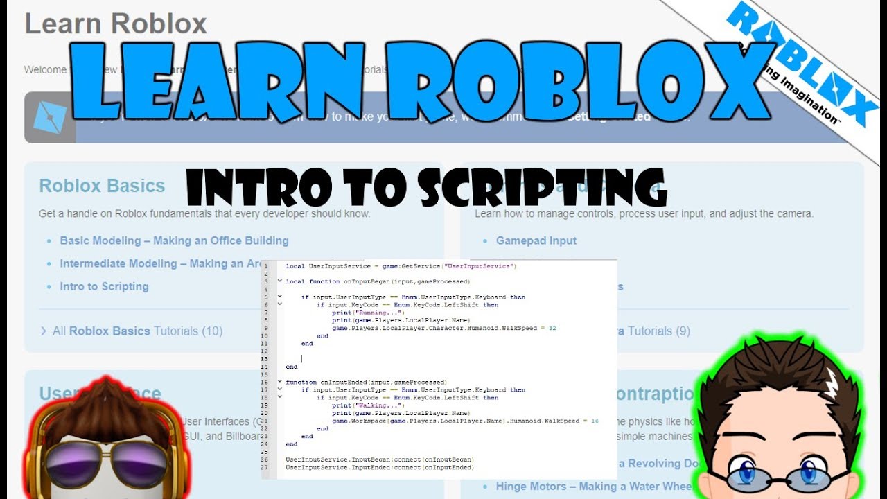 Learn Roblox Intro To Scripting Youtube