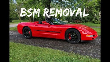 Twin Flag Garage - C5 Corvette BSM Removal Body Side Molding