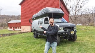 This is a MEGA Airstream Van