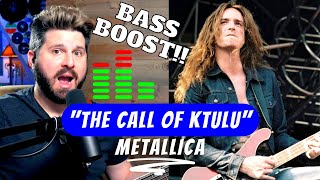 Bass Teacher REACTION | Metallica "The Call Of Ktulu" with ENHANCED BASS! Cliff Burton just SHREDS!