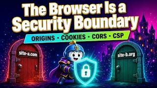 The Browser Is a Security Boundary: Origins, Cookies, CORS & CSP