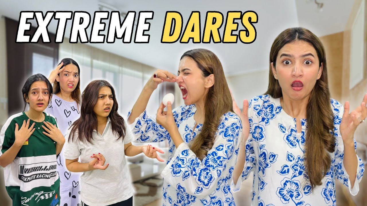 Extreme dare challenge | Bell baja ky bhag jao | Raw egg khao | Hira Faisal | Sistrology
