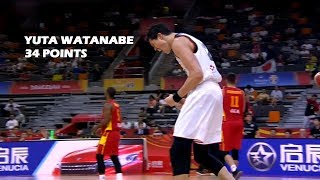 Japanese NBA player Yuta Watanabe EXPLODES for 34 ...