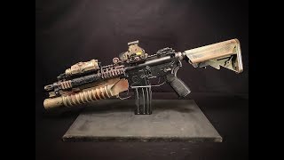 How to install a M203 grenade launcher on your Mk18 Mod1 (Airsoft) screenshot 5