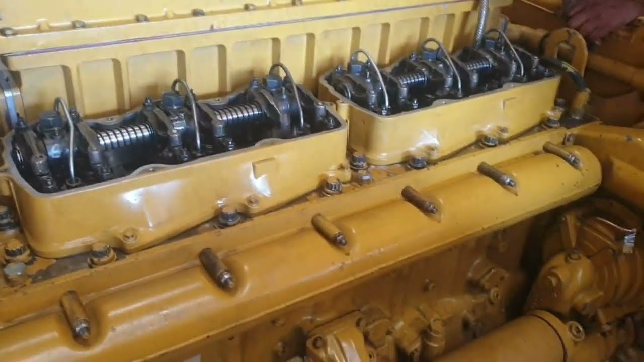 CAT 3406C After major overhaul test start|Caterpillar 3400 series |