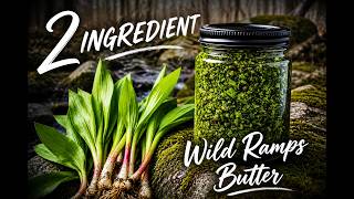 You Won’t Believe This 2 Ingredient Wild Ramps Butter