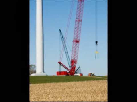 First of many windmills that will be erected in Dodge County, Wisconsin...Fall 2007