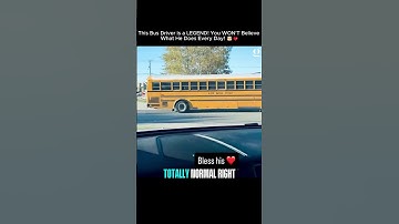 This Bus Driver is a LEGEND! You WON