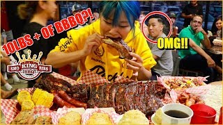 10lbs+ of BBQ FOOD Eating Challenge at The SmoKING Ribs in Garden Grove, CA #RainaisCrazy