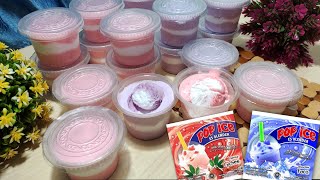 CARA MEMBUAT ES KRIM POP ICE SEPERTI ES KRIM WALLS