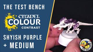 Testing CONTRAST Paints by Citadel - Shyish Purple & Contrast Medium