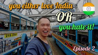 Travel vlog - 🇮🇳 First impression of India in Kolkata (Subtitle) | Travel vlogs 2023 Episode 2