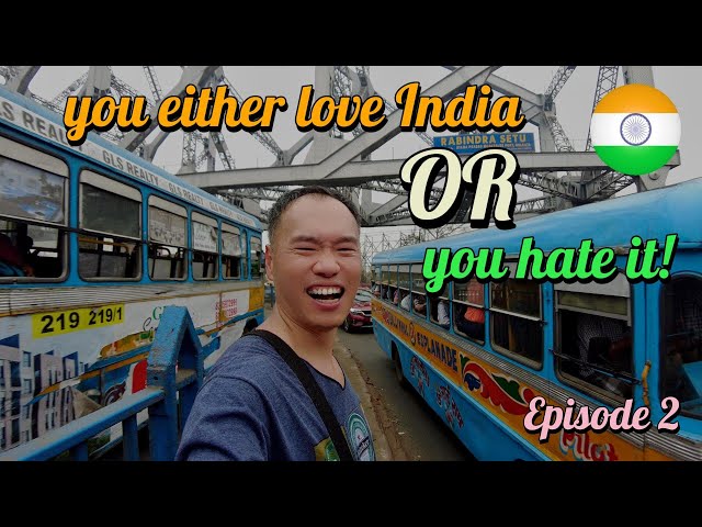 Travel vlog - 🇮🇳 First impression of India in Kolkata (Subtitle) | Travel vlogs 2023 Episode 2