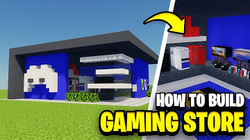 How To Build A GAMING STORE in Minecraft!