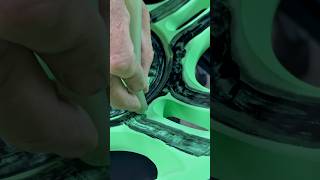 Two Tone Powder Coating Car Wheels #powdercoat #wheel