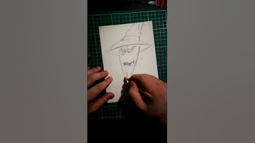 SKETCHING SCARECROW FROM BATMAN THE ANIMATED SERIES #shorts | DROIDMONKEY