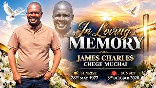 IN LOVING MEMORY OF JAMES CHARLES CHEGE News
