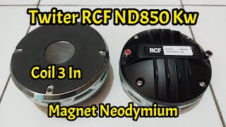 Twiter Balap RCF ND850 Kw, Magnet Neodymium Coil 3 in