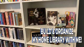 Building & Organizing My Home Library! 😍 📚 [CC]