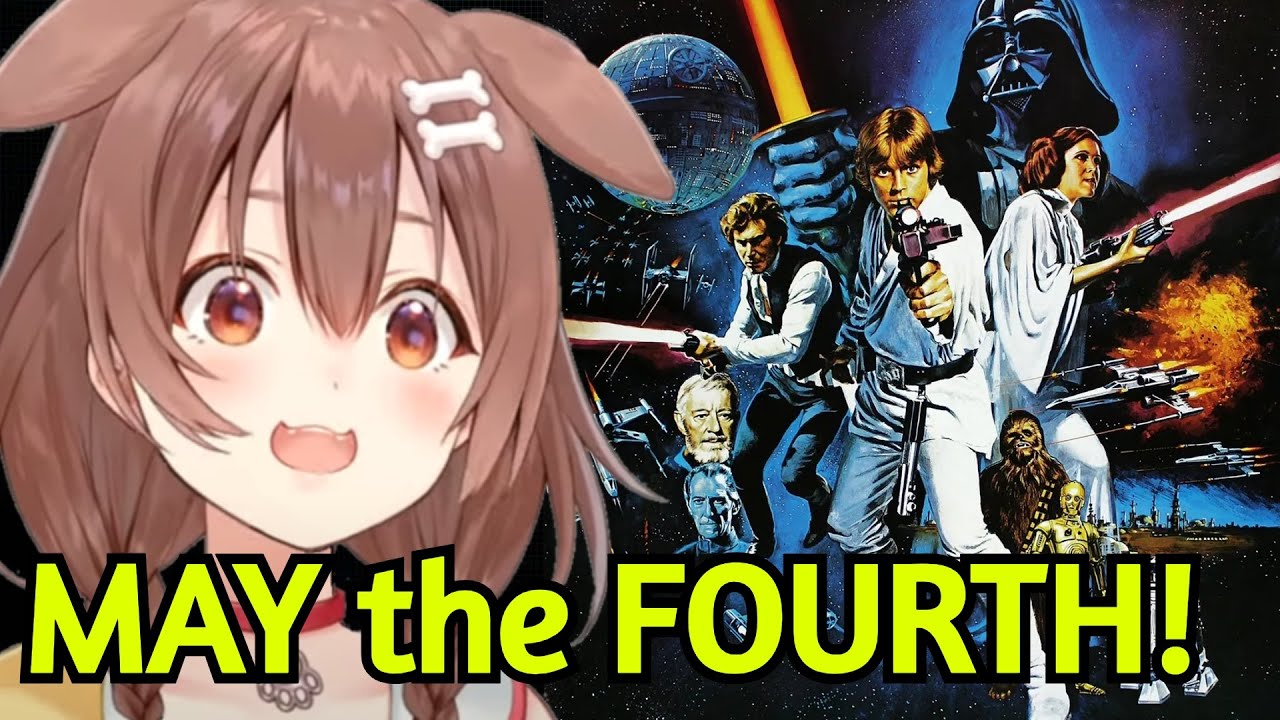 Korone, a Huge Star Wars Fan, Finally Learned Why May 4th is Star Wars Day [Hololive]