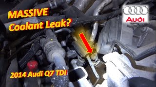 Audi MASSIVE Coolant Leak? ('14 Q7 TDI)