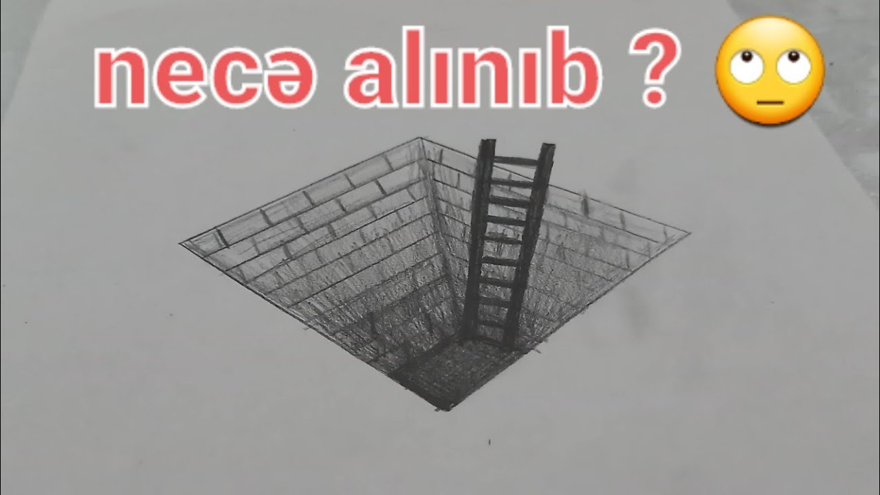 3d rəsm çəkmək, 3d drawing, 3d çizim, şəkil çəkmək, 3d çizim nasıl ...