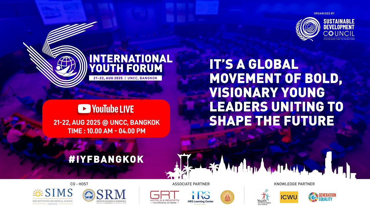 International Youth Forum (5th Edition) | August 21, 2025 | UNCC ...