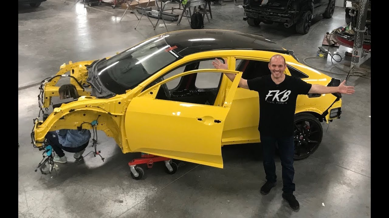 New Color For The Honda Civic Type R Phoenix Yellow Youtube