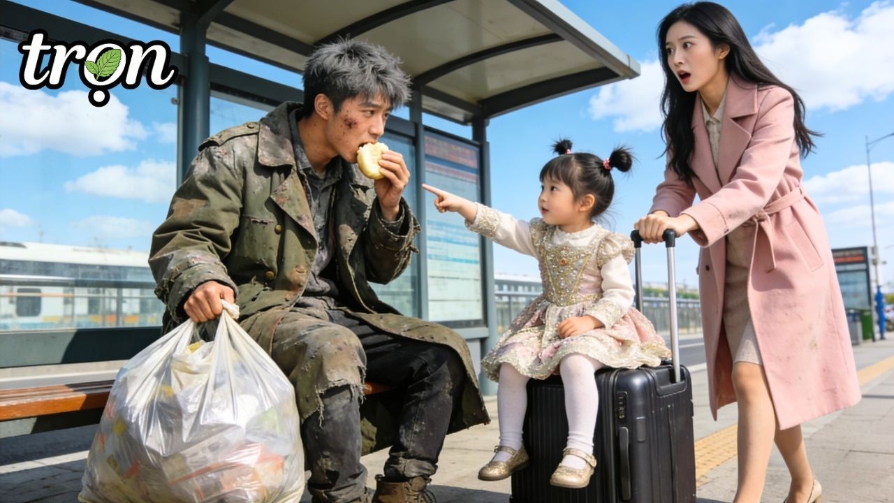 Vừa hạ cánh gặp CEO giả làm kẻ lang thang, con gái gọi “Bố” — cô sững sờ, tình yêu bùng cháy!