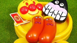 音でなりきり♪キッチンセット アンパンマン ジュージューやけるよ!おこさまランチプレートでおままごと♪ Toy Kids トイキッズ animation anpanman