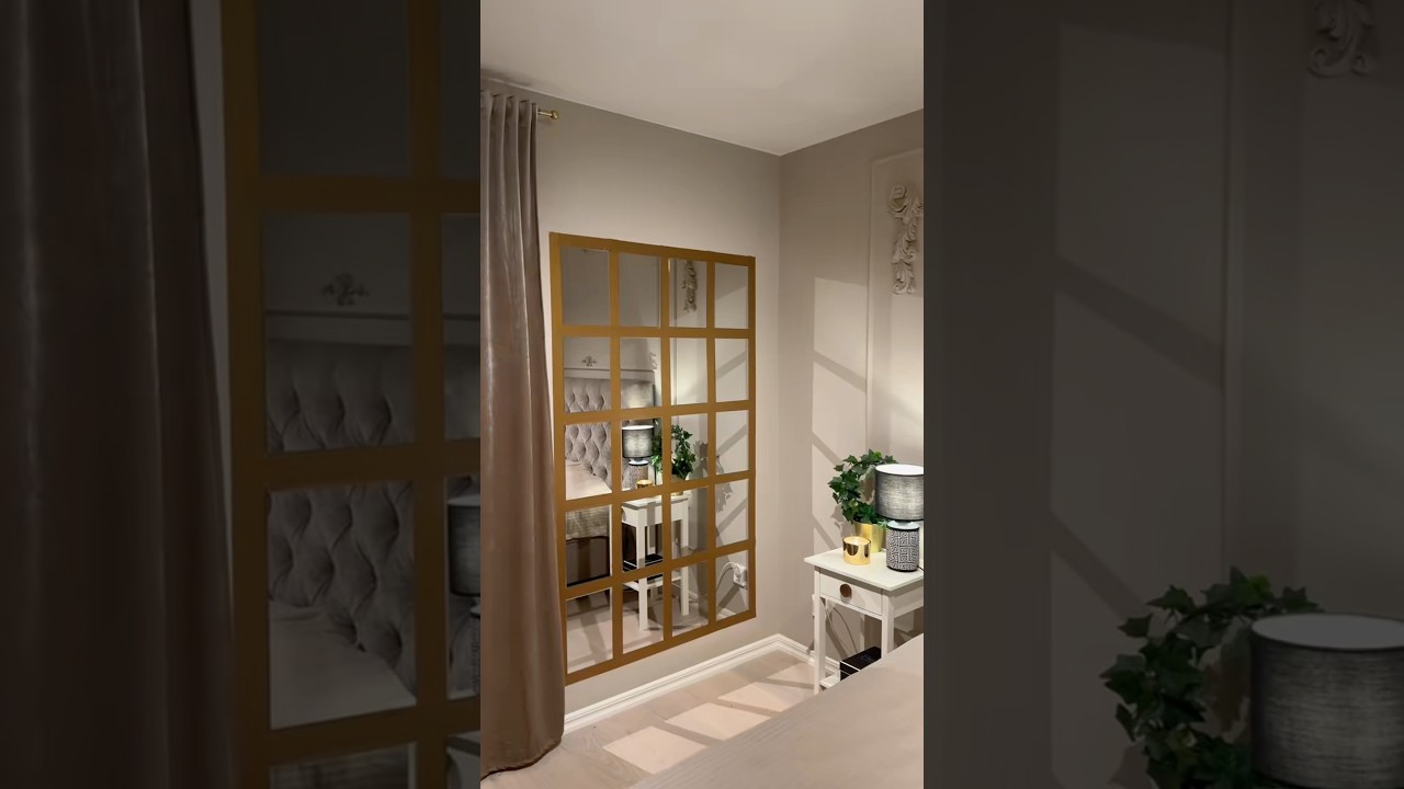 ✨ DIY Luxury Mirror Wall on a Budget | IKEA Hack for Only $60!