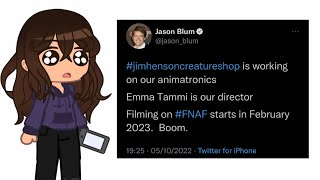 FNAF MOVIE BEING FILMED SOON!! || Jason Blum be like- || shitpost ||