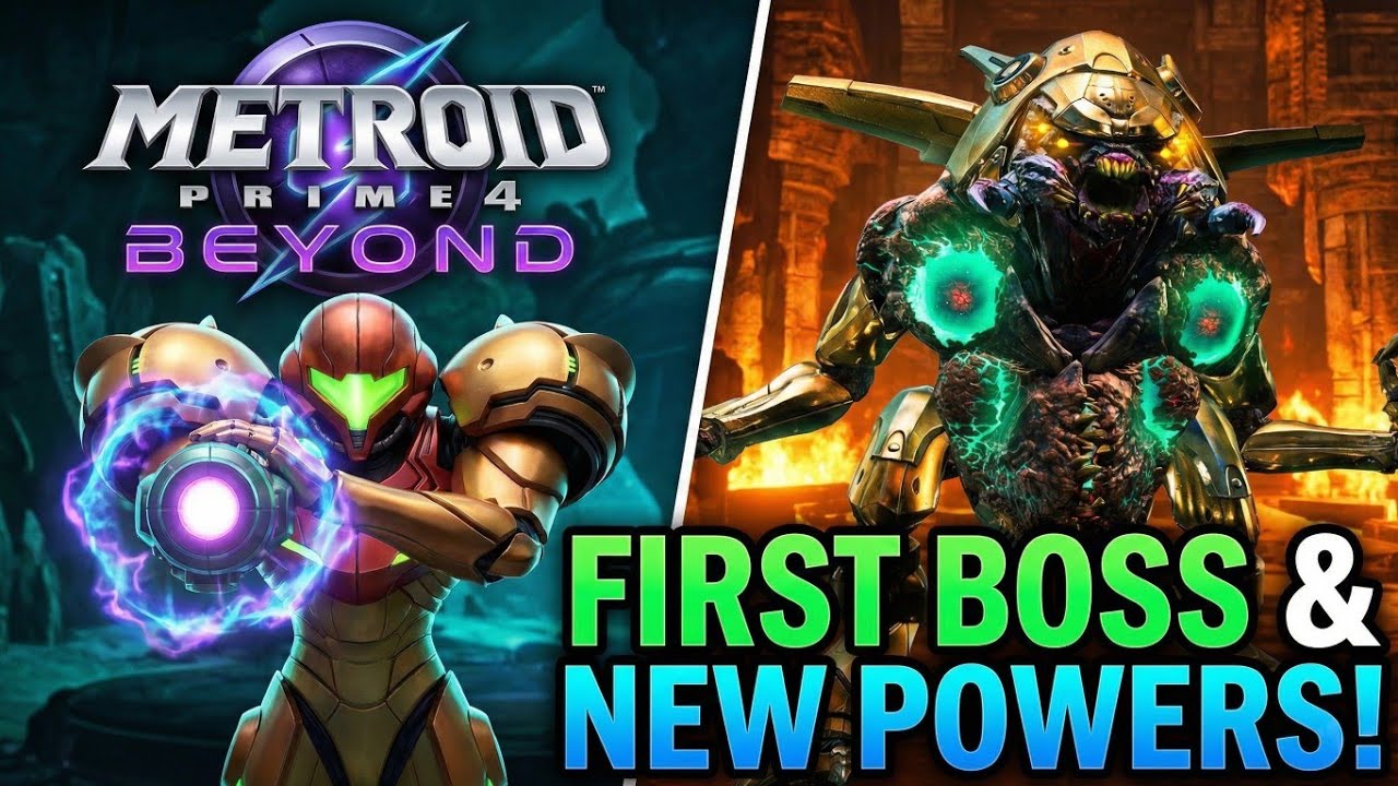 Metroid Prime 4: Beyond (Switch 2) - First Boss Fight & Unlocking Psychic Powers