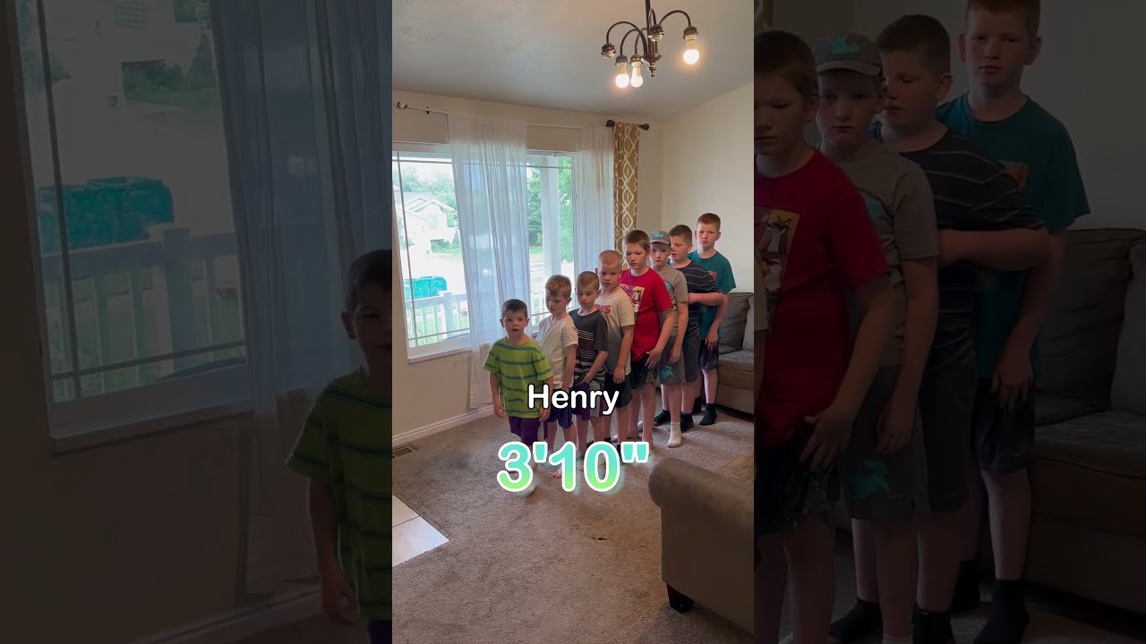 Heights 10 Kids In Years